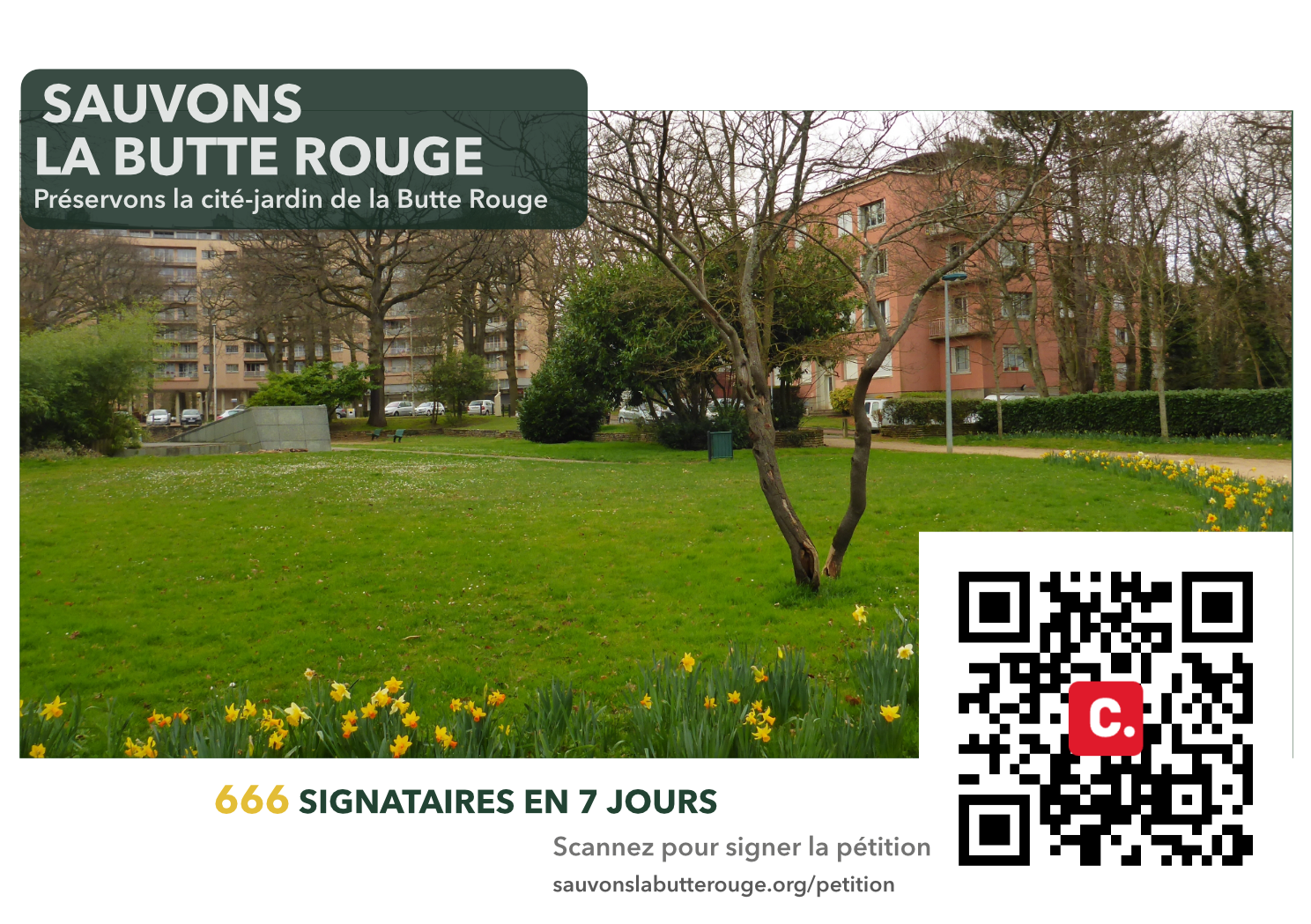 Lire la suite à propos de l’article Plus de 650 signatures en une semaine pour sauver la Butte Rouge