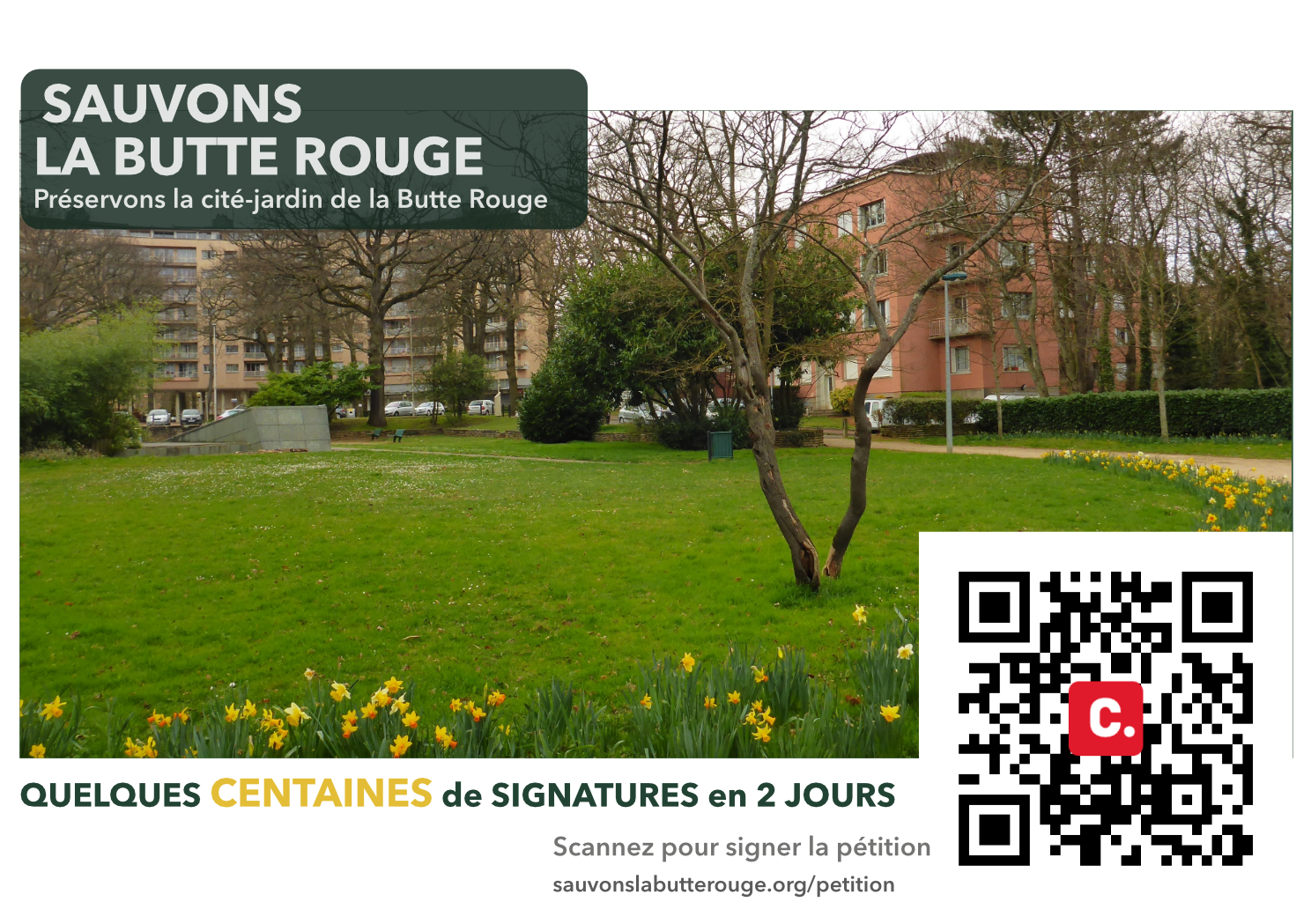 Pétition pour Sauver la Butte Rouge